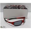 Image 1 : BOX OF RED OAKLEY STYLED SUNGLASSES