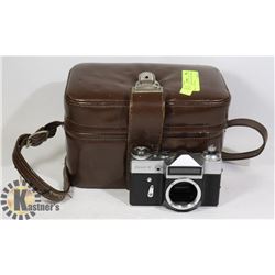 VINTAGE ZENIT SLR 35MM CAMERA BODY WITH CASE