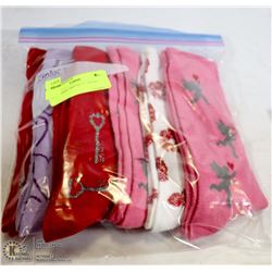 6PK LADIES "NOVELTY" SOCKS