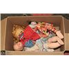 Image 1 : ESTATE BOX OF VINTAGE DOLLS 1950S