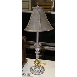 COPPER COLOR TABLE LAMP 28" TALL
