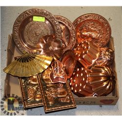 COPPER CAKE FORMS ETC