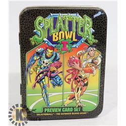 COMPLETE WARRIORS OF PLASM SPLATTER BOWL CARD
