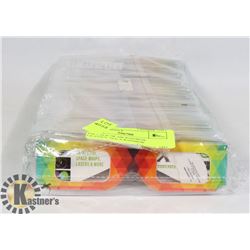 PACKAGE OF 100 RAINBOW GLASSES- SEE A RAINBOW