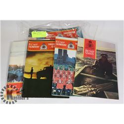 SEVEN VINTAGE RCMP QUARTERLY'S 1972-1987