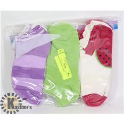 9PK LADIES ANKLE SOCKS