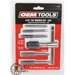 NEW OEMTOOLS 6 PC TAP WRENCH SET - SAE
