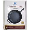 Image 1 : NEW PROFESSIONAL 12.5" PRE-SEASONED CAST IRON