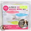 Image 1 : NEW 6PC COVERED MIXING BOWL SET WITH GRIPPY
