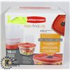 Image 1 : NEW RUBBERMAID 18PC EASY FIND LID SET