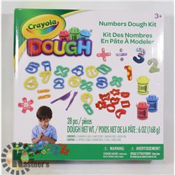 NEW 28PC CRAYOLA DOUGH: NUMBERS DOUGH KIT
