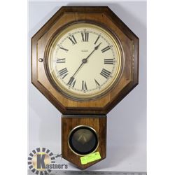 WOOD WALL CLOCK-WORKS