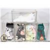 Image 1 : FLAT OF 5 COLLECTIBLE BEANIE BABIES, SOME WITH
