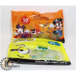 BAG OF 50 DISNEY GUMMY CANDY SOLD WITH BAG OF 50