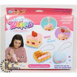 NEW HEART SHAPED PASTRIES KEY CHAIN MAKING CRAFT