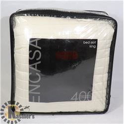 KING BED SKIRT 400 COUNT