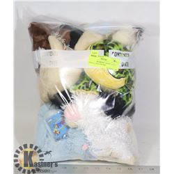 LOT OF 6 WEBKINZ "ADOPT A PET" COLLECTIBLE PLUSH