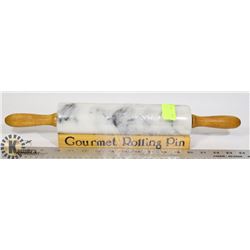 MARBLE GOURMET ROLLING PIN ON STAND