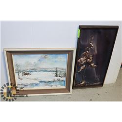 WINTER CANVAS PAINTINGS
