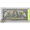 Image 1 : 1937 BANK OF CANADA $20