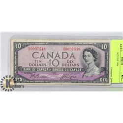 DEVIL'S FACE $10 1954