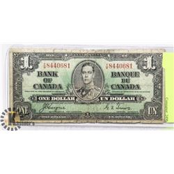 1937 BANK OF CANADA $1