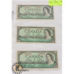 MODIFIED PORTRAIT $1 BILLS