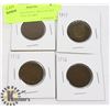 Image 1 : 4 COIN CANADIAN LARGE PENNY COLLECTION, YEARS