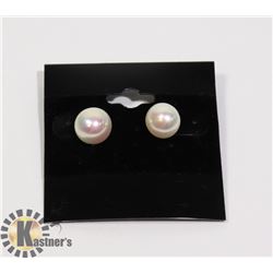 #175-FRESH WATER PEARL EARRINGS 9-10 mm