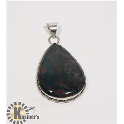 #49-BLOODSTONE PENDANT