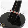 Image 1 : #163-CUBIC ZIRCONIA GEMSTONE RING SIZE 7