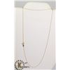 Image 1 : #109-STERLING SILVER NECKLACE 2pcs/18"