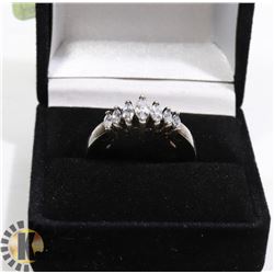 LADIES CZ RING WITH INNER SELF-SIZING