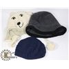 Image 1 : LOT OF 3 ANIMAL FACE TOQUES