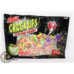 200 COUNT CRACK UPS POPPING CANDY