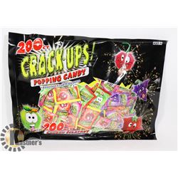 200 COUNT CRACK UPS POPPING CANDY