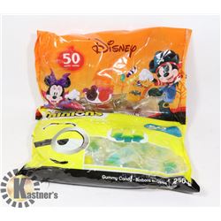 BAG OF 50 DISNEY GUMMY CANDY SOLD WITH BAG OF 50