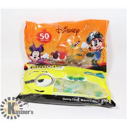 BAG OF 50 DISNEY GUMMY CANDY SOLD WITH BAG OF 50