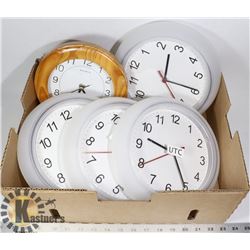 FLAT OF 5 CLOCKS