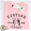 Image 1 : NEW PINK HUSTLER WOMENS SHIRT SIZE MEDIUM