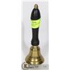 Image 1 : VINTAGE SCHOOL BELL WITH WOODEN HANDLE