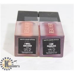 2 REALHER MATTE LIQUID LIPSTICKS - DARK PINK&
