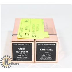 2 REALHER MOISTURIZING LIPSTICKS - ROSE PINK &