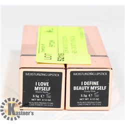 2 REALHER MOISTURIZING LIPSTICKS - DUSTY PINK &