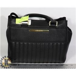 SLIGHTLY USED STEVE MADDEN BLACK LADIES HANDBAG