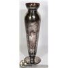 Image 1 : SILVER OVERLAY VASE