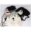 Image 1 : LOT OF 3 ANIMAL FACE TOQUES