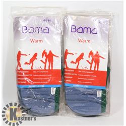 BAMA WARM BOOT SOCKS SIZE 10/11