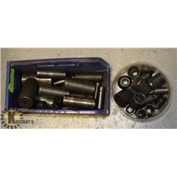 2 CONTAINERS OF ASSORTED SOCKETS