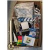 Image 1 : BOX OF SCHOOL/ OFFICE SUPPLIES